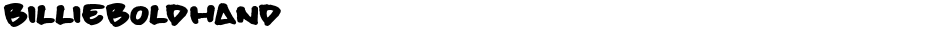 billieBoldHandDemo