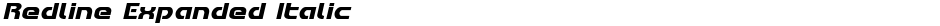 Redline Expanded ItalicDemo