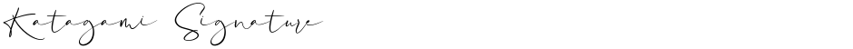 Katagami SignatureDemo