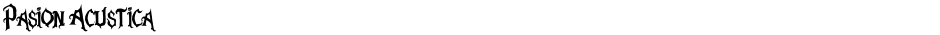 Pasion AcusticaDemo