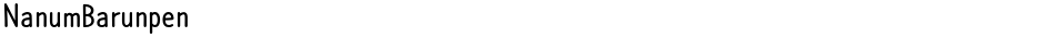 NanumBarunpenDemo
