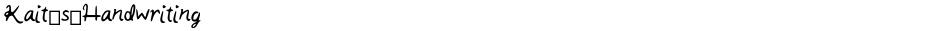 Kait_s_HandwritingDemo