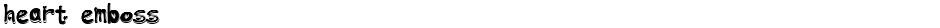 heart embossDemo