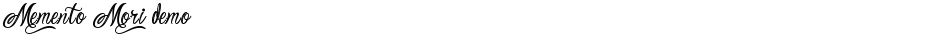 Memento Mori DemoDemo