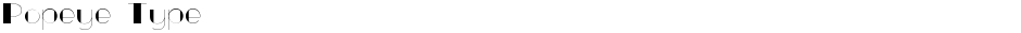 Popeye TypeDemo