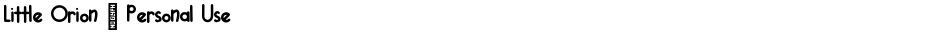 Little Orion - Personal UseDemo
