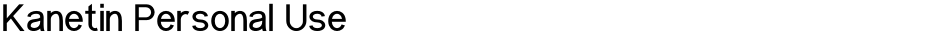 Kanetin Personal UseDemo