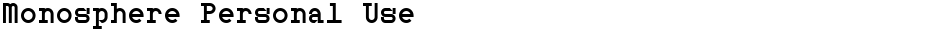 Monosphere Personal UseDemo