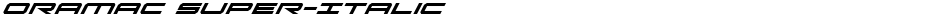 Oramac Super-ItalicDemo