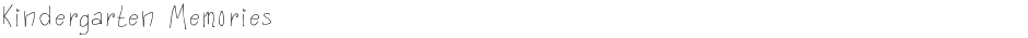 Kindergarten MemoriesDemo