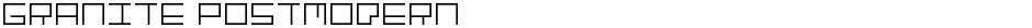 Granite PostmodernDemo