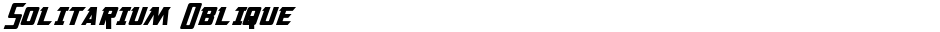 Solitarium ObliqueDemo