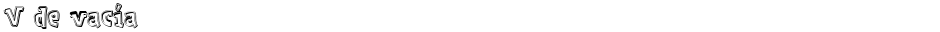 V de vacíaDemo