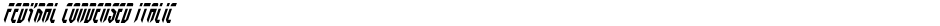 Fedyral Condensed ItalicDemo