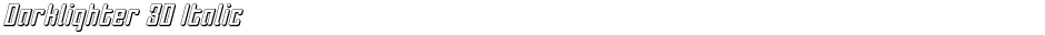 Darklighter 3D ItalicDemo