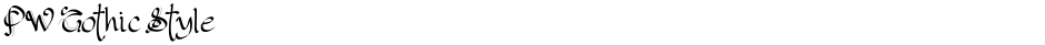 PW Gothic StyleDemo