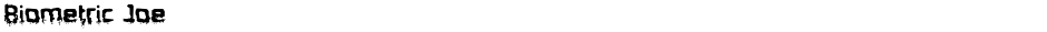 Biometric JoeDemo