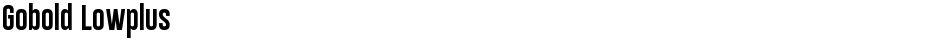 Gobold LowplusDemo