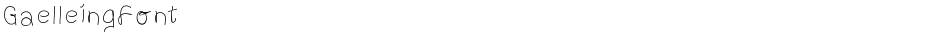 GaelleingFontDemo