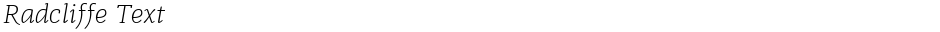 Radcliffe TextDemo