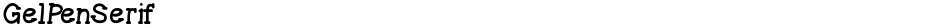 GelPenSerifDemo
