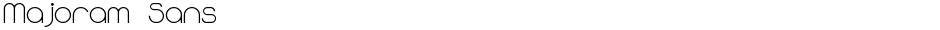 Majoram SansDemo