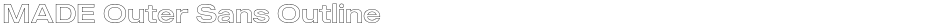MADE Outer Sans OutlineDemo