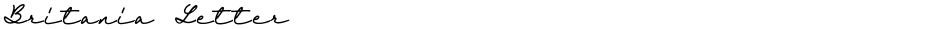 Britania LetterDemo