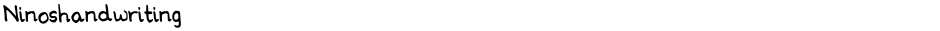 NinoshandwritingDemo