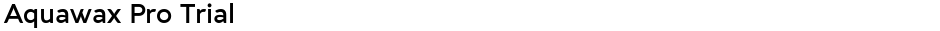 Aquawax Pro TrialDemo