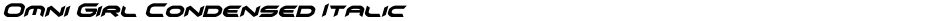 Omni Girl Condensed ItalicDemo