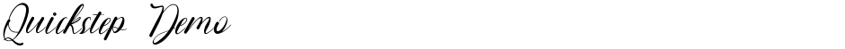Quickstep DemoDemo