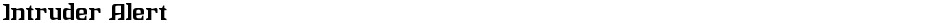 Intruder AlertDemo
