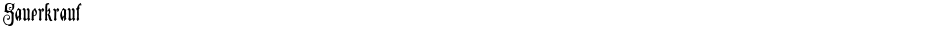 SauerkrautDemo