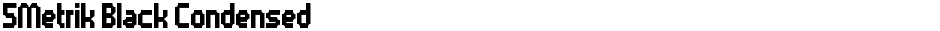 5Metrik Black CondensedDemo