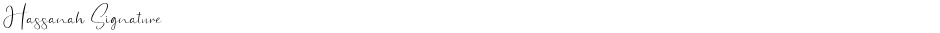 Hassanah SignatureDemo