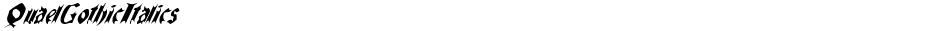 QuaelGothicItalicsDemo