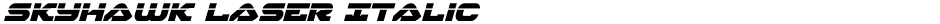 Skyhawk Laser ItalicDemo