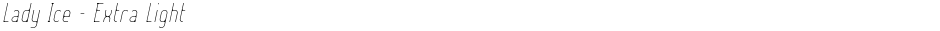 Lady Ice - Extra LightDemo