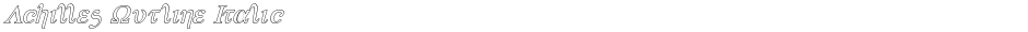 Achilles Outline ItalicDemo