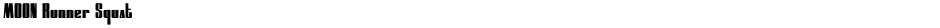 MOON Runner SquatDemo