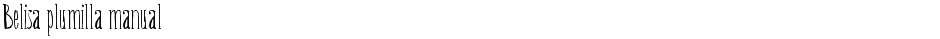 Belisa plumilla manualDemo