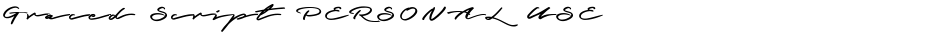 Graced Script PERSONAL USEDemo