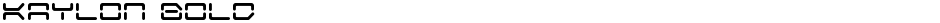 Kaylon BoldDemo