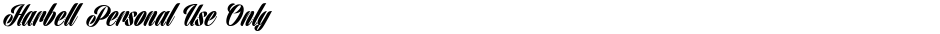 Harbell Personal Use OnlyDemo