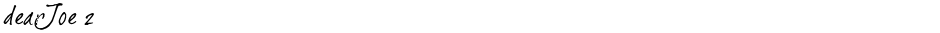 dearJoe 2Demo