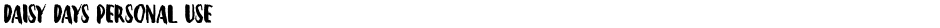 Daisy Days Personal UseDemo