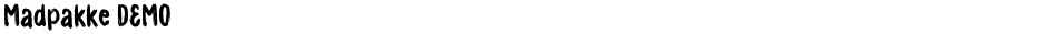 Madpakke DEMODemo