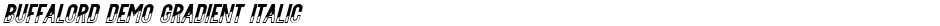 Buffalord Demo Gradient ItalicDemo