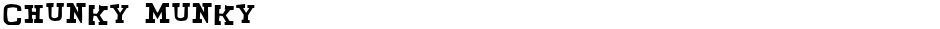 CHUNKY MUNKYDemo